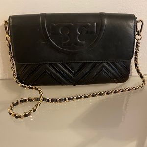 Tory Burch shoulder bag with detailing and chain